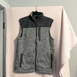 GEORGE Gray Heather Vest.  Size M (38-40).